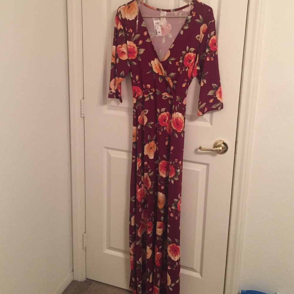 Floral maxi dress